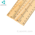 Ruler Wooden Custom Logo Custom School Kids Straight Stationary